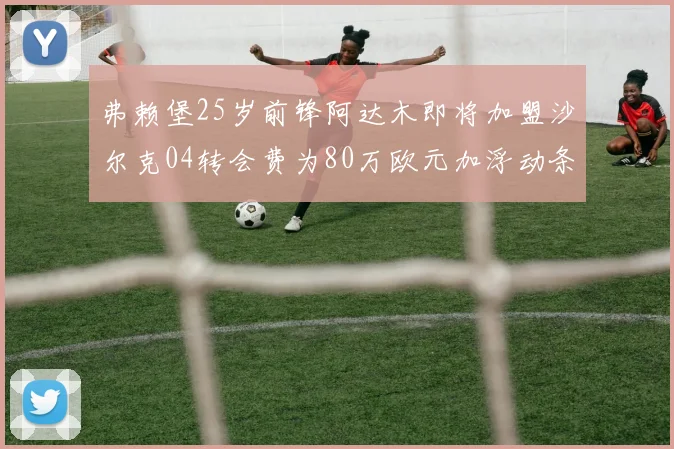 弗赖堡25岁前锋阿达木即将加盟沙尔克04转会费为80万欧元加浮动条件